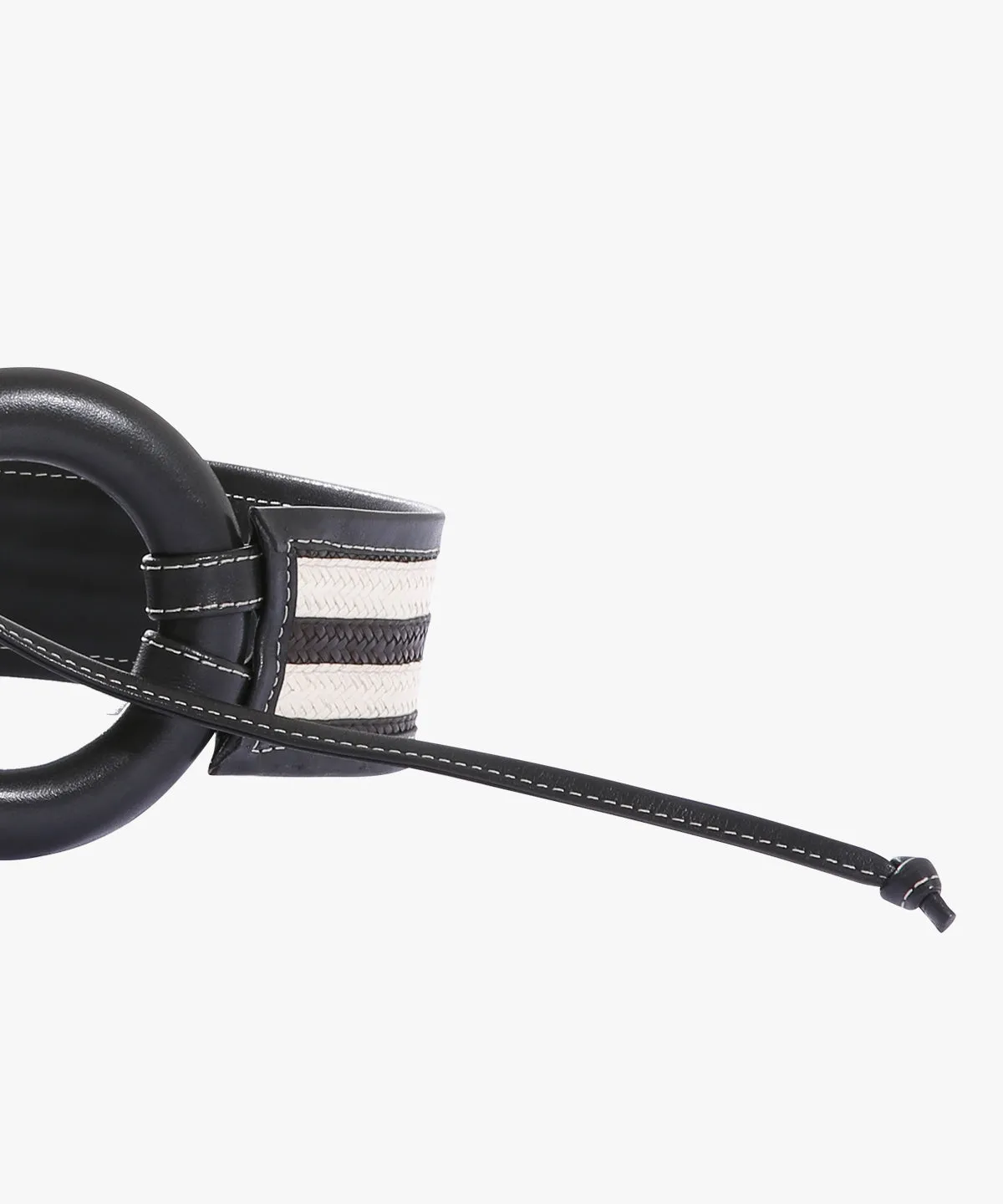 Zenú Belt in Raffia and Leather sold by Larroude product image thumbnail 5