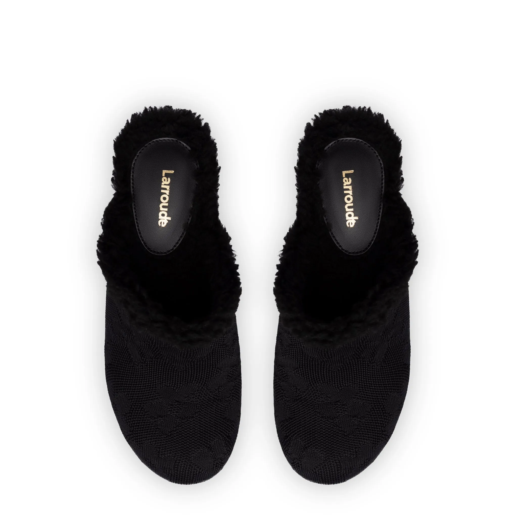 Miso Platform Clog In Black Knit sold by Larroude product image thumbnail 3