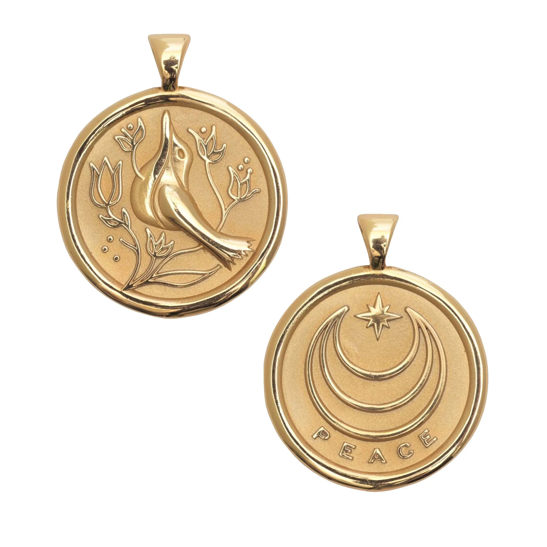 PEACE JW Original Pendant Coin sold by Larroude product image thumbnail 2