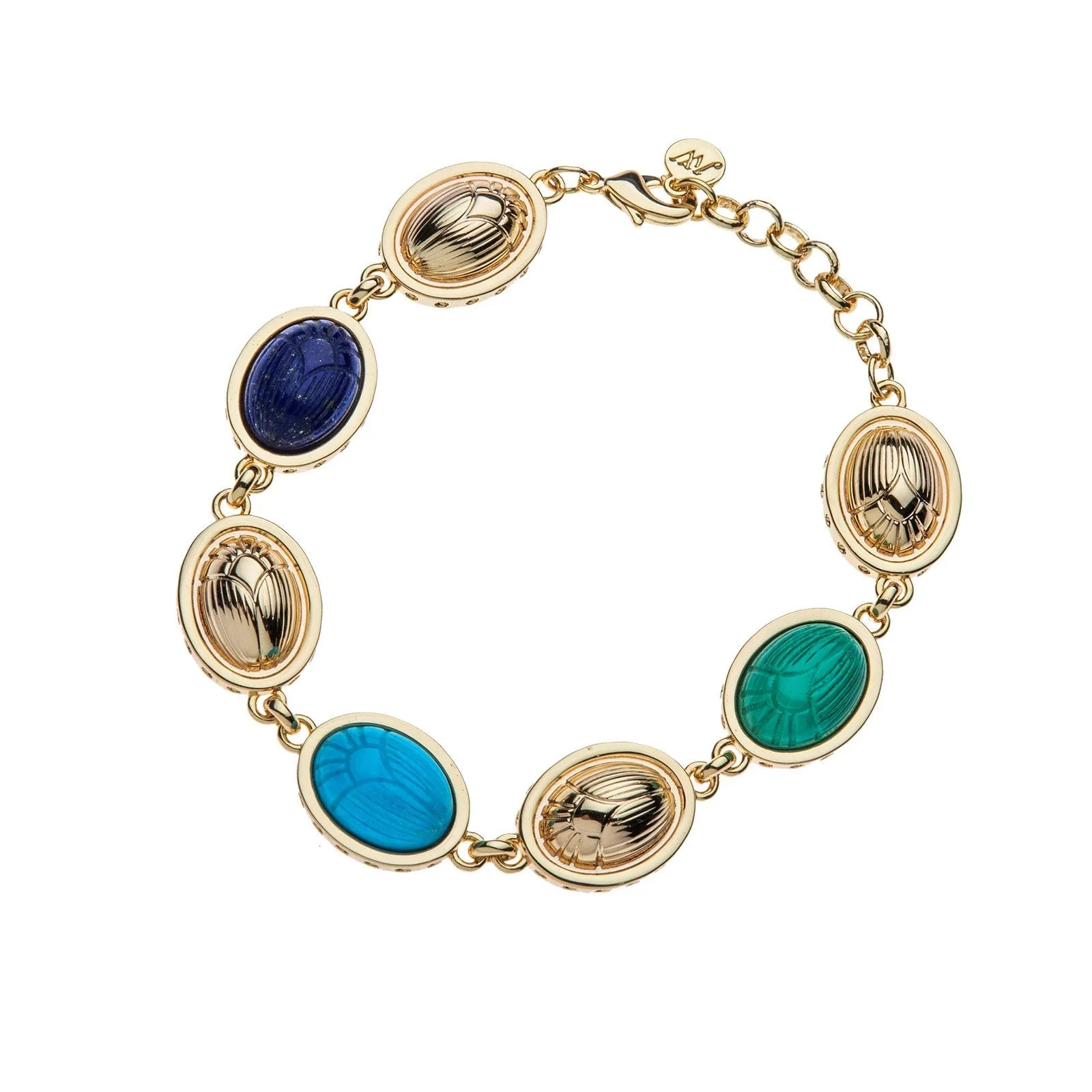 PROTECT Scarab Link Bracelet sold by Larroude