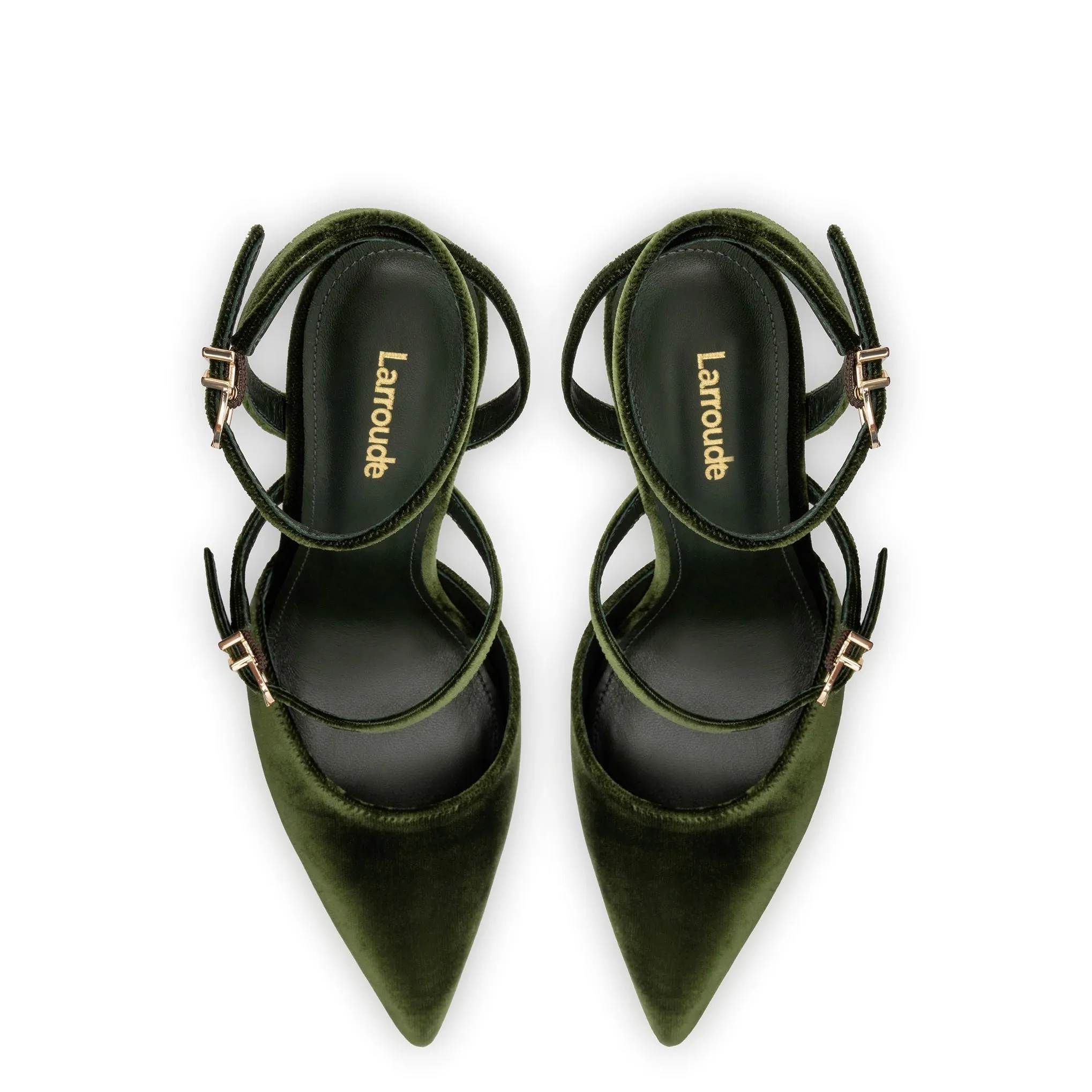 Kris Pump In Bosco Velvet sold by Larroude product image thumbnail 3