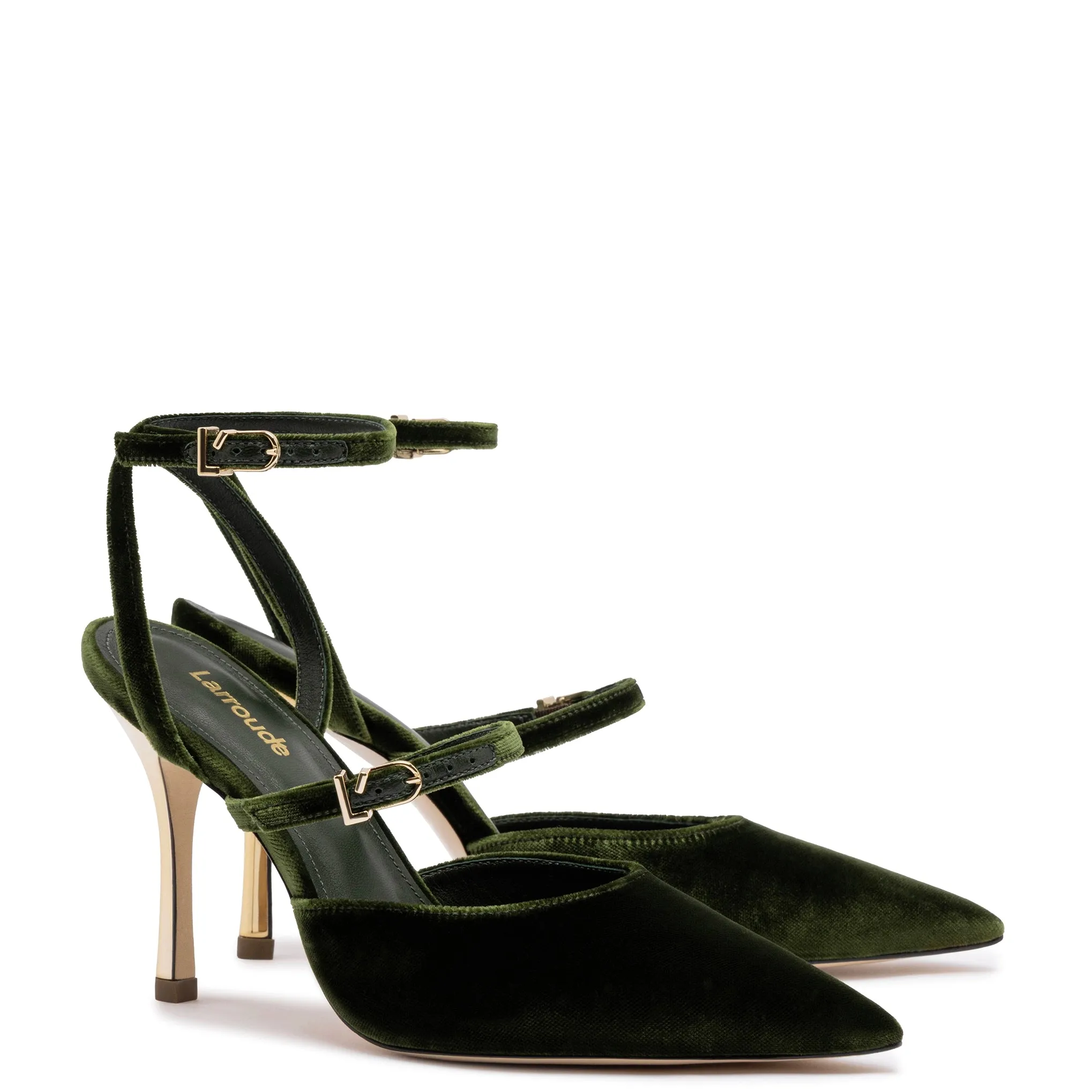 Kris Pump In Bosco Velvet sold by Larroude product image thumbnail 2