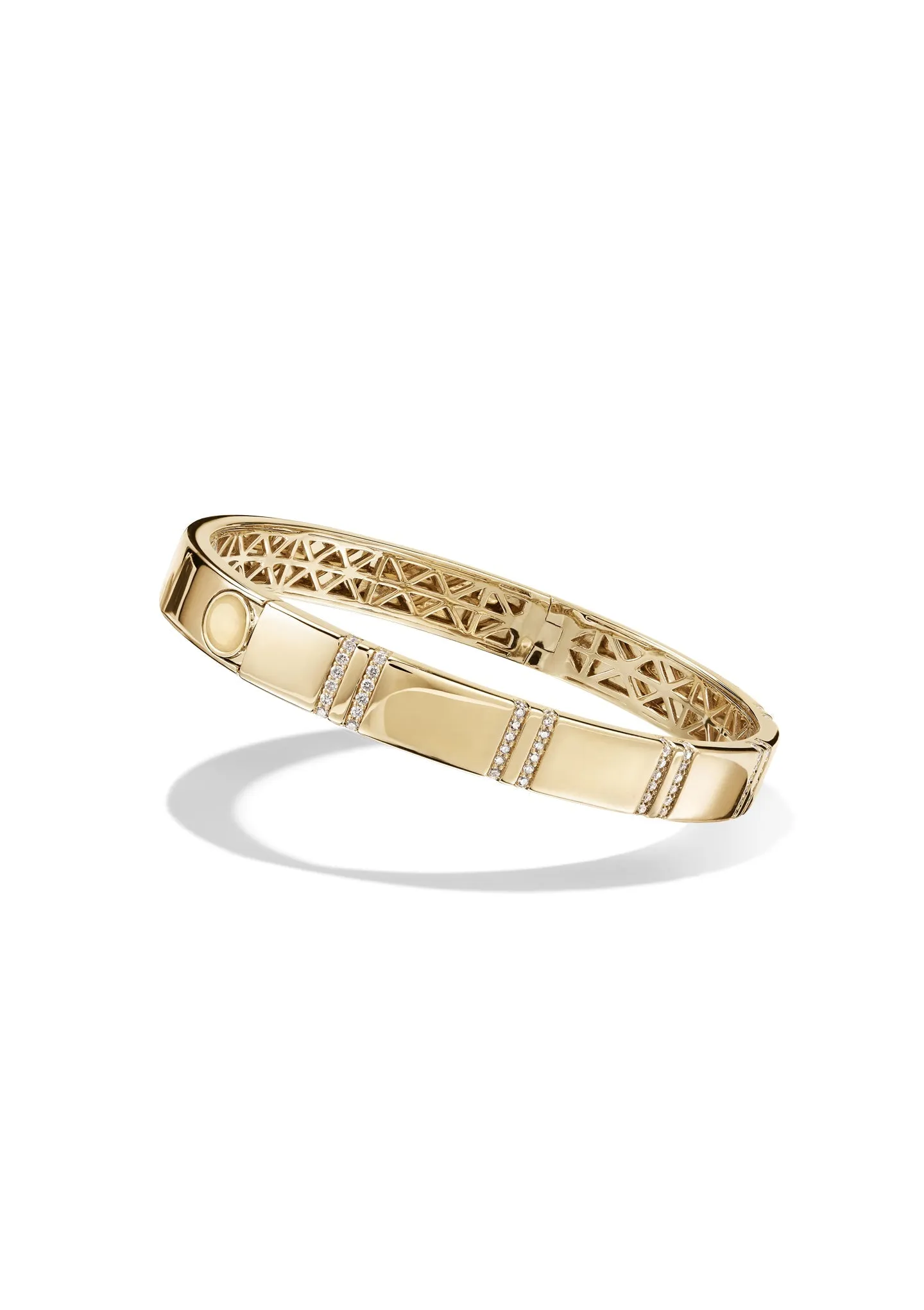 The Clarity Bangle sold by Larroude