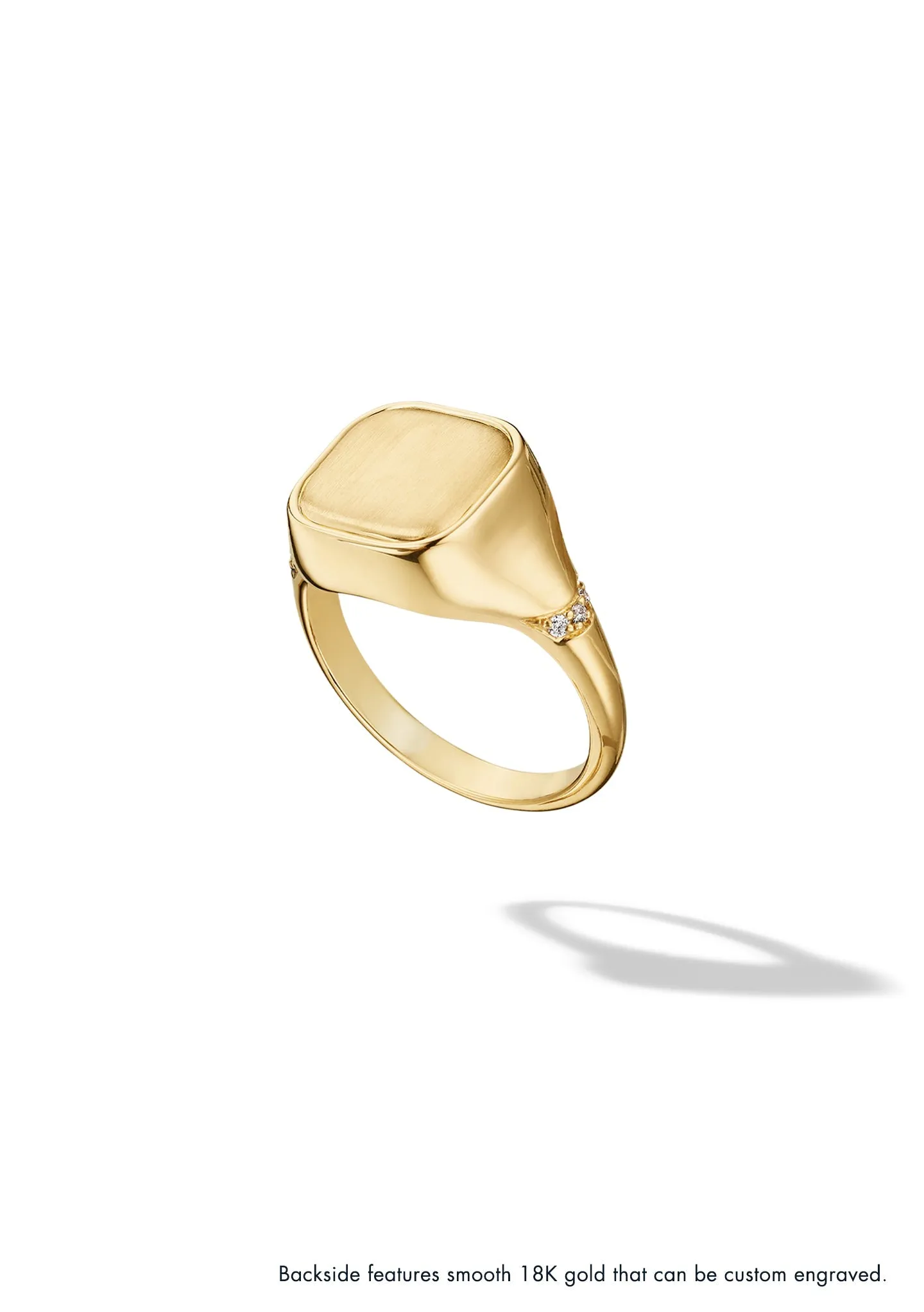 The Signet Flip Ring Golden Hour sold by Larroude product image thumbnail 4