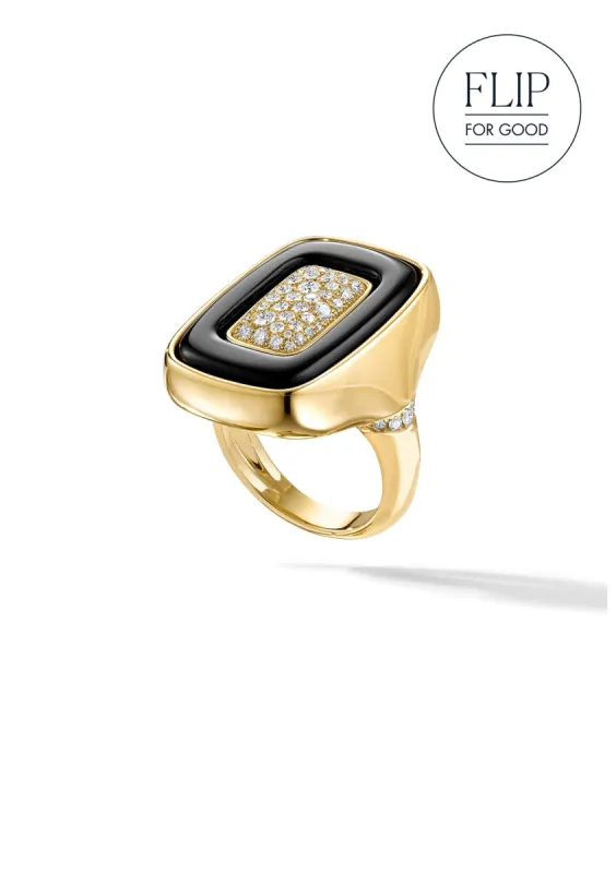 The Flip Ring Milan sold by Larroude