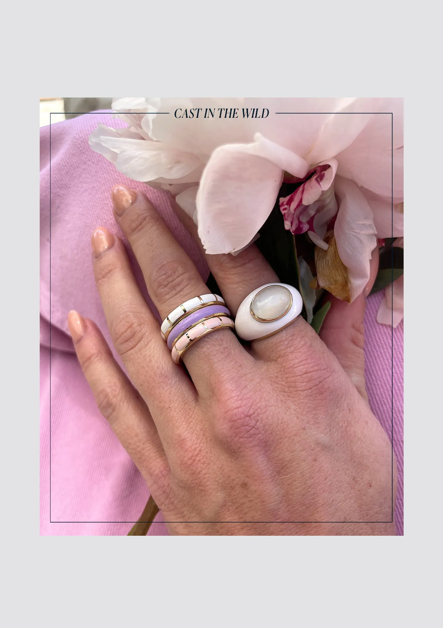 The Halo Stacking Ring sold by Larroude product image thumbnail 3