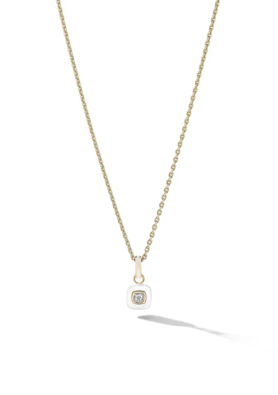 The Brilliant Diamond Pendant Necklace sold by Larroude