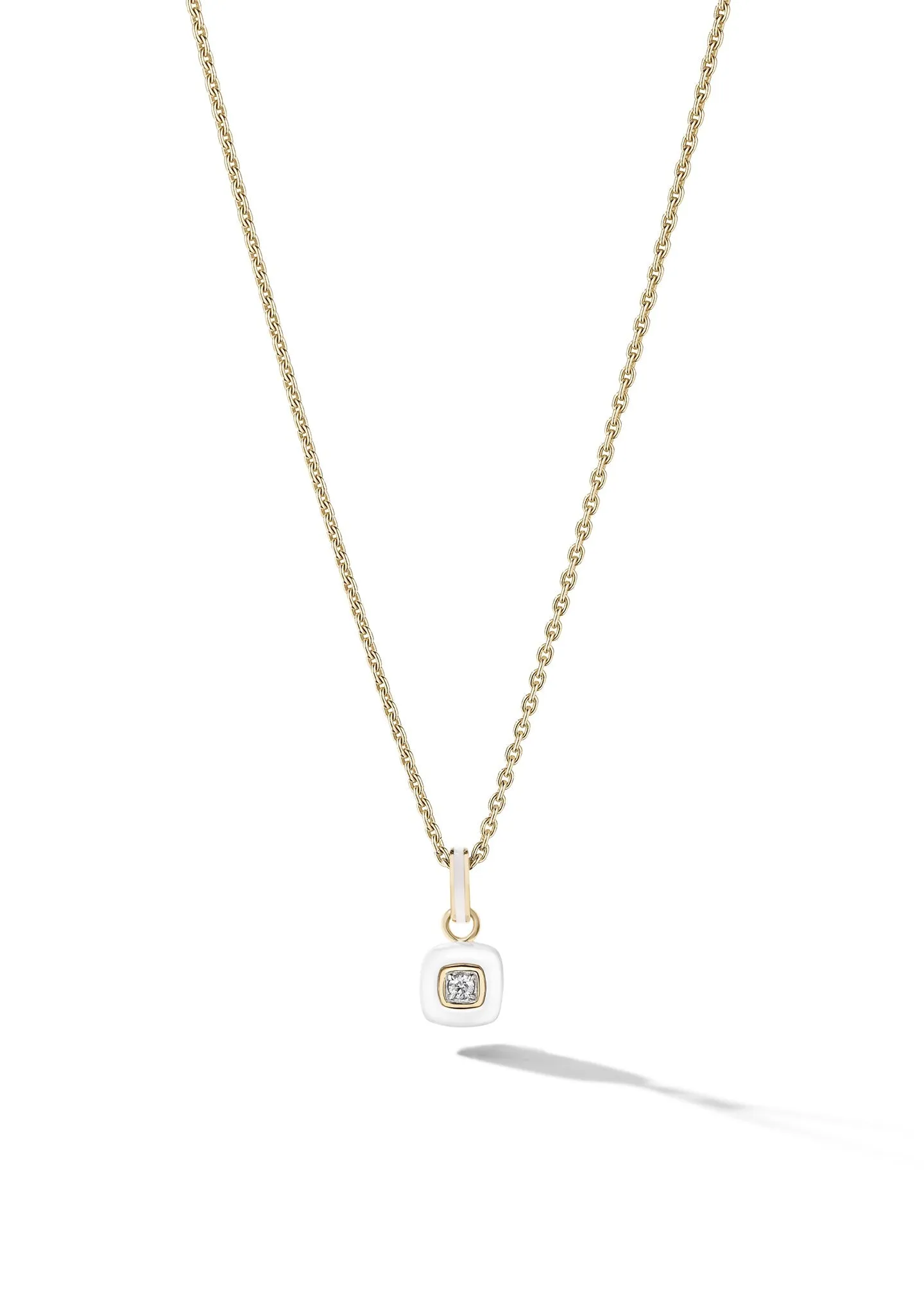 The Brilliant Diamond Pendant Necklace sold by Larroude