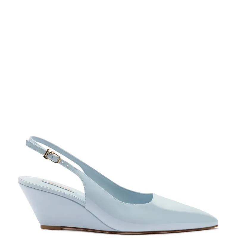 Loulou Pump In Maya Patent Leather sold by Larroude