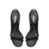 Mini Annie Sandal In Black Leather sold by Larroude