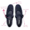 Verona Macrame Ballet Flat In Navy Leather sold by Larroude