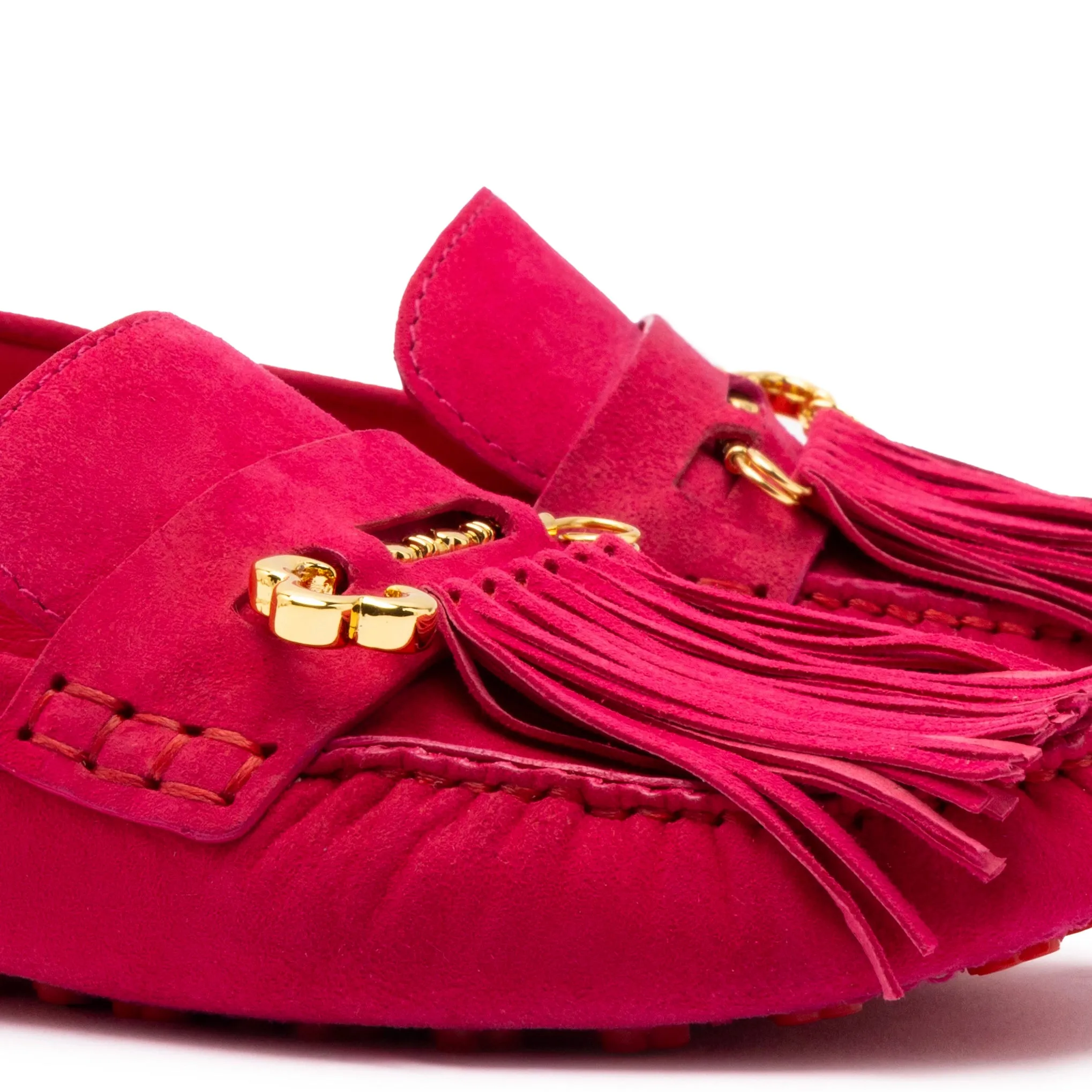 Joy Mocassin In Pink Suede sold by Larroude product image thumbnail 4