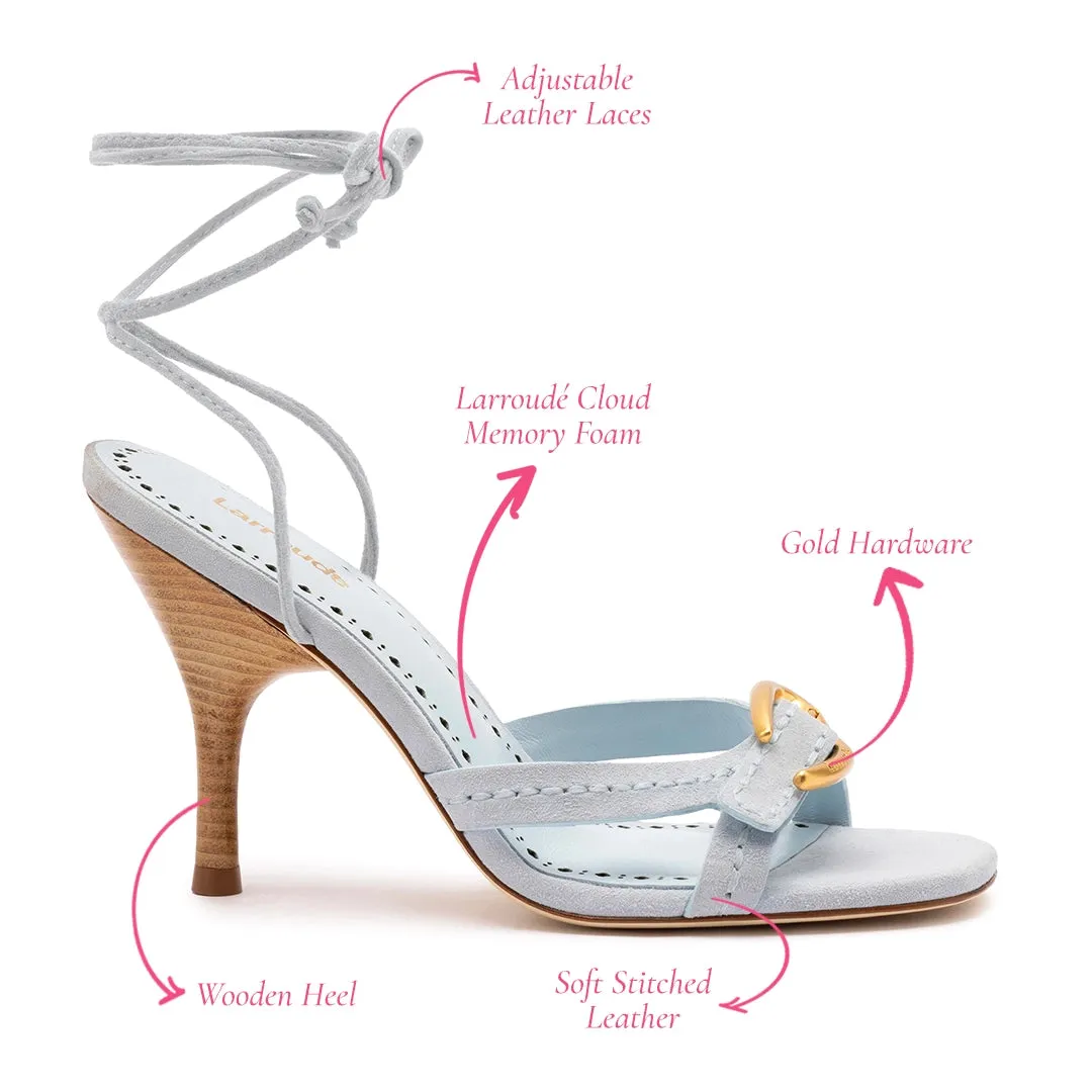 Verona Strappy Sandal In Maya Suede sold by Larroude product image thumbnail 5