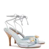 Verona Strappy Sandal In Maya Suede sold by Larroude