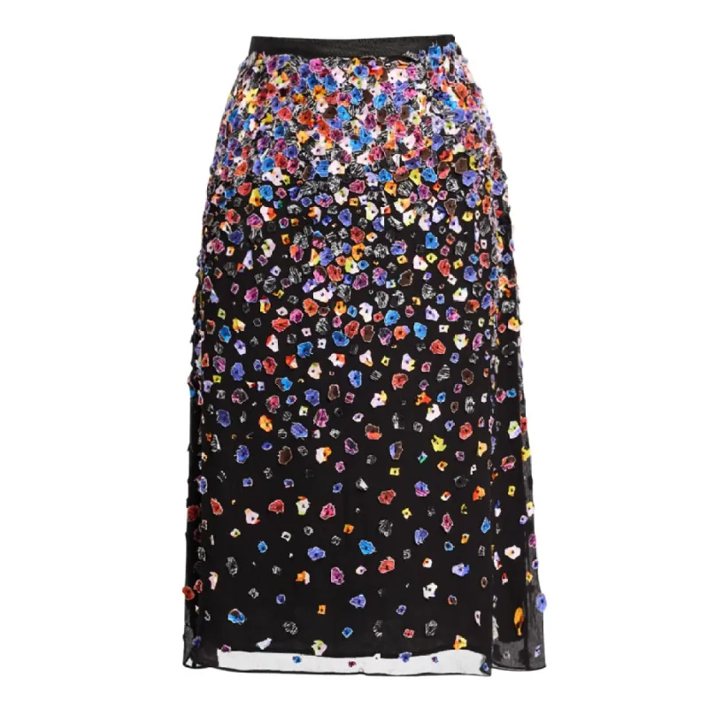 Embroidered Straight Skirt sold by Larroude