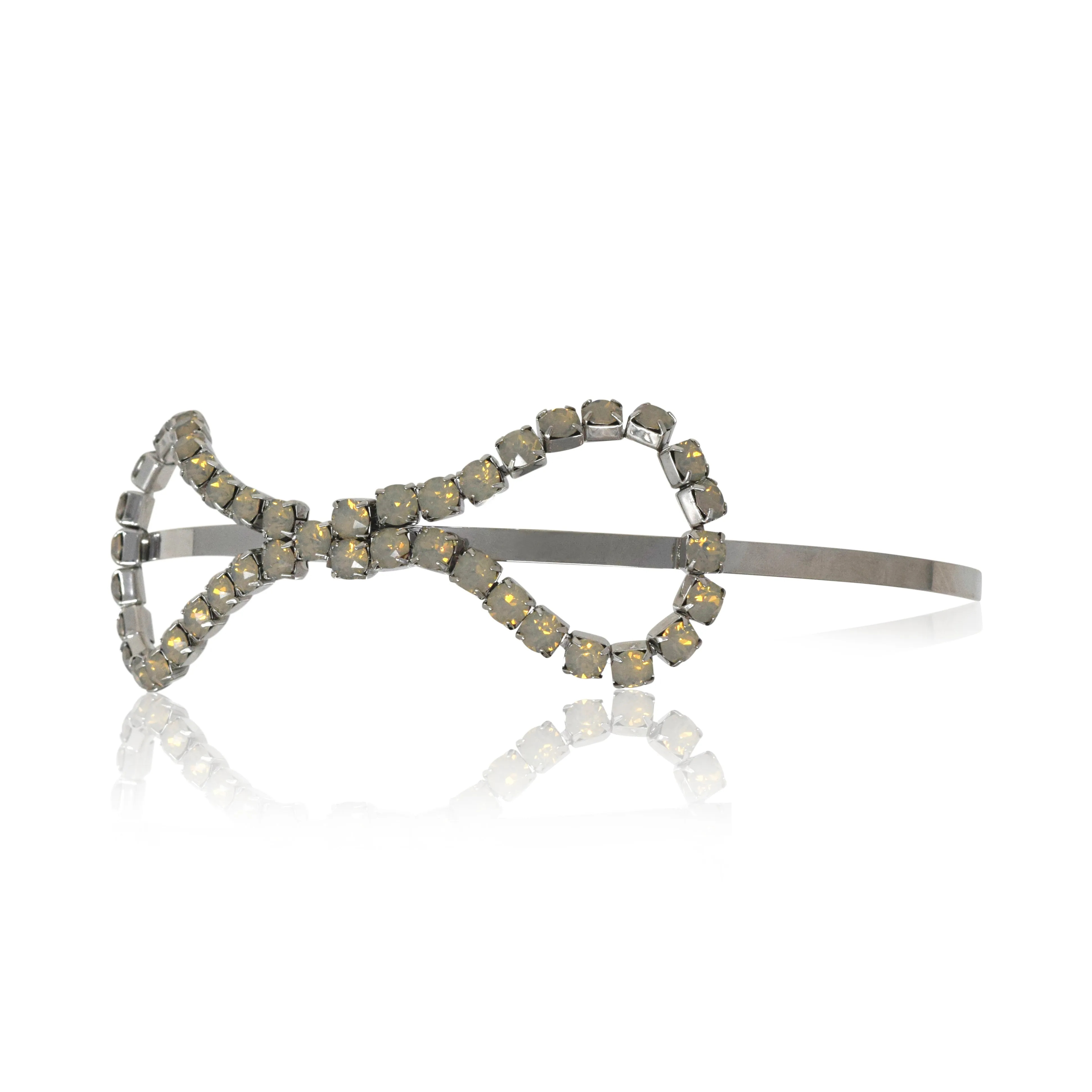 Florence Band | Silver and Opal sold by Larroude product image thumbnail 2