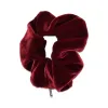 Velvet Scrunchie | Oxblood sold by Larroude