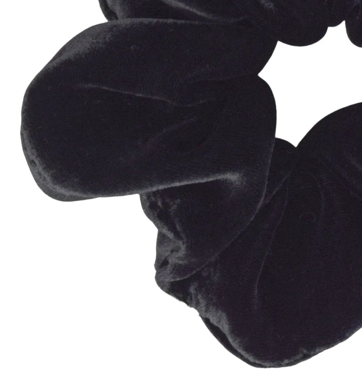 Velvet Scrunchie | Black sold by Larroude product image thumbnail 2