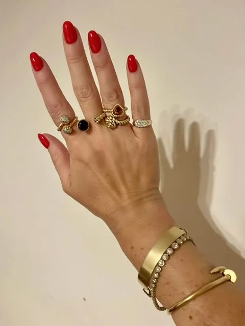 Leona Small Pearl Heart Ring sold by Larroude product image thumbnail 3