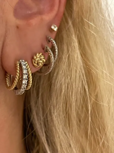 Leona Petite Knot Studs sold by Larroude product image thumbnail 4