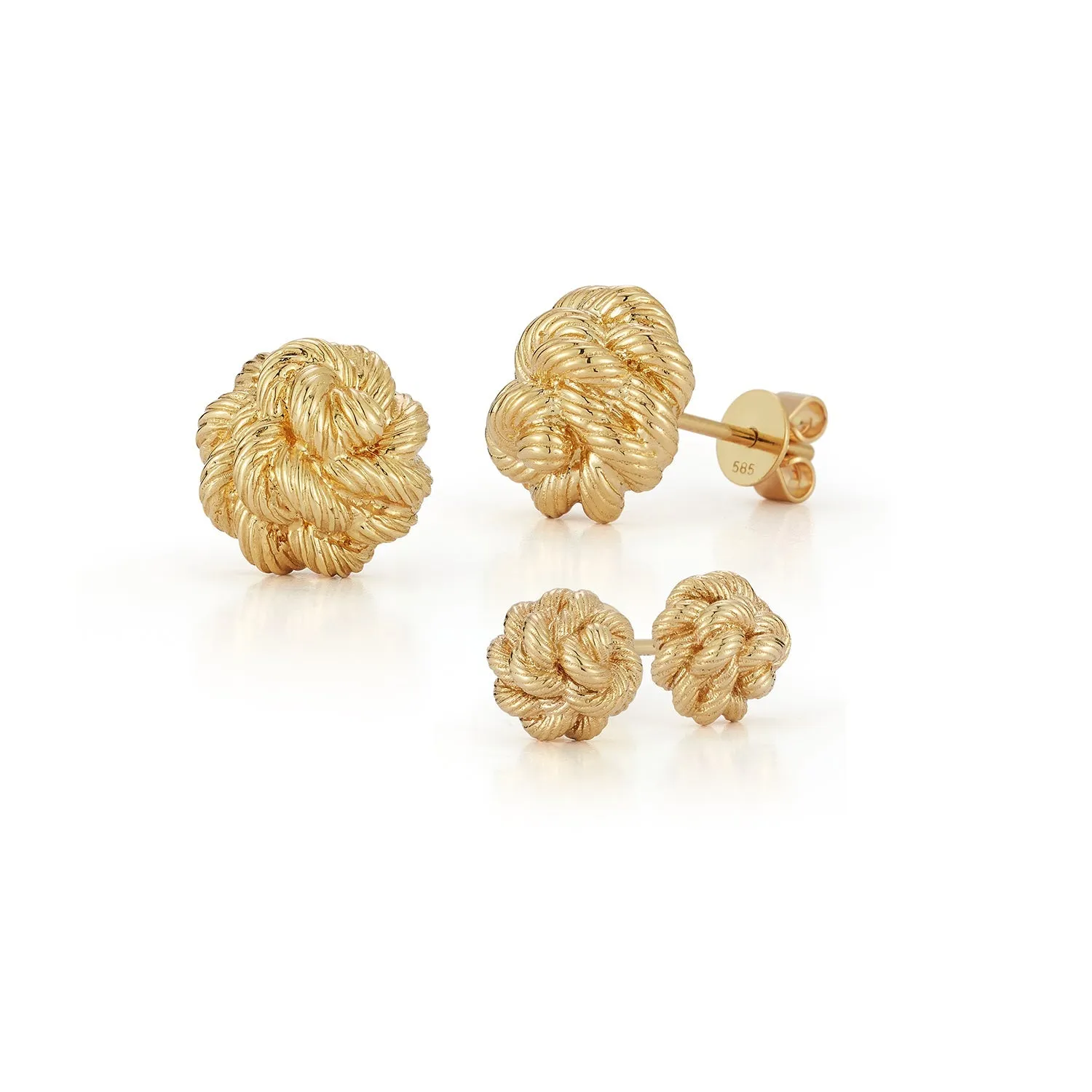 Leona Petite Knot Studs sold by Larroude product image thumbnail 3