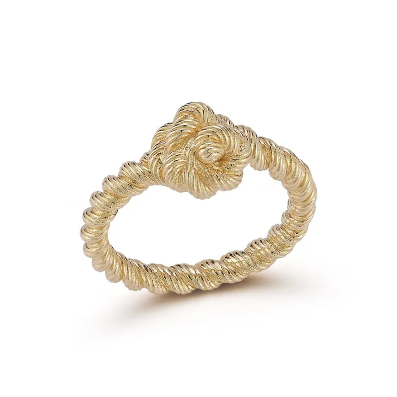 Leona Small Rope Knot Ring sold by Larroude