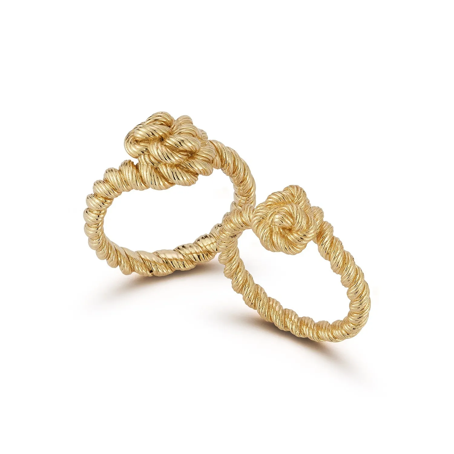 Leona Large Rope Knot Ring sold by Larroude product image thumbnail 2