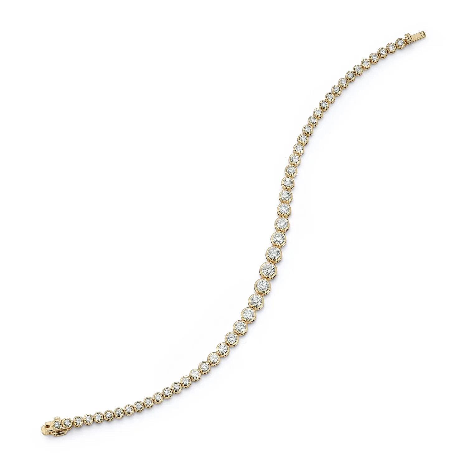 Graduating Diamond Bezel Bracelet sold by Larroude product image thumbnail 2