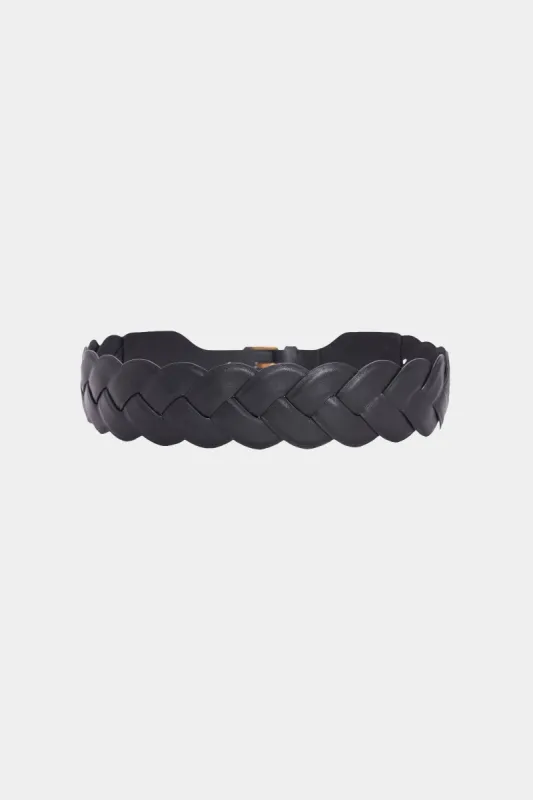 Skinny Braid Belt sold by Larroude