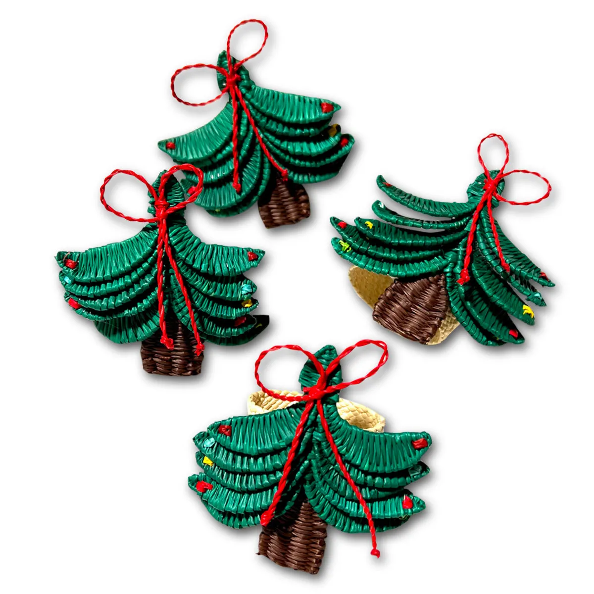 Raffia Napkin Ring - Christmas Tree sold by Larroude product image thumbnail 3