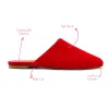Venice Flat Mule and Pouch Kit In Scarlet Suede sold by Larroude