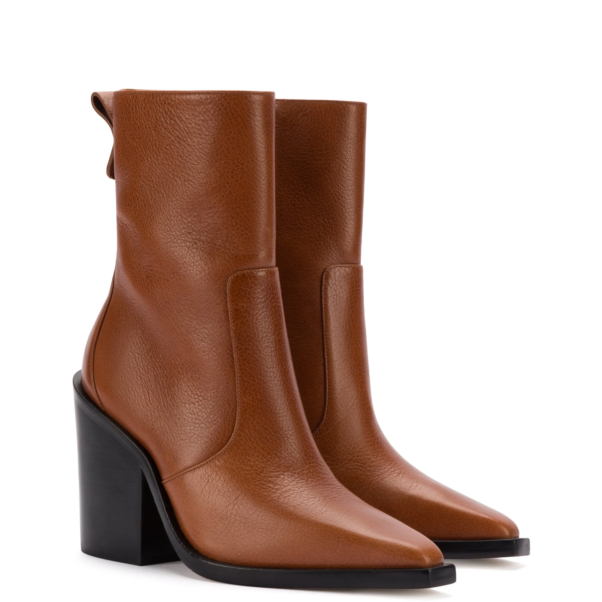 James Boot In Mocca Leather sold by Larroude product image thumbnail 2