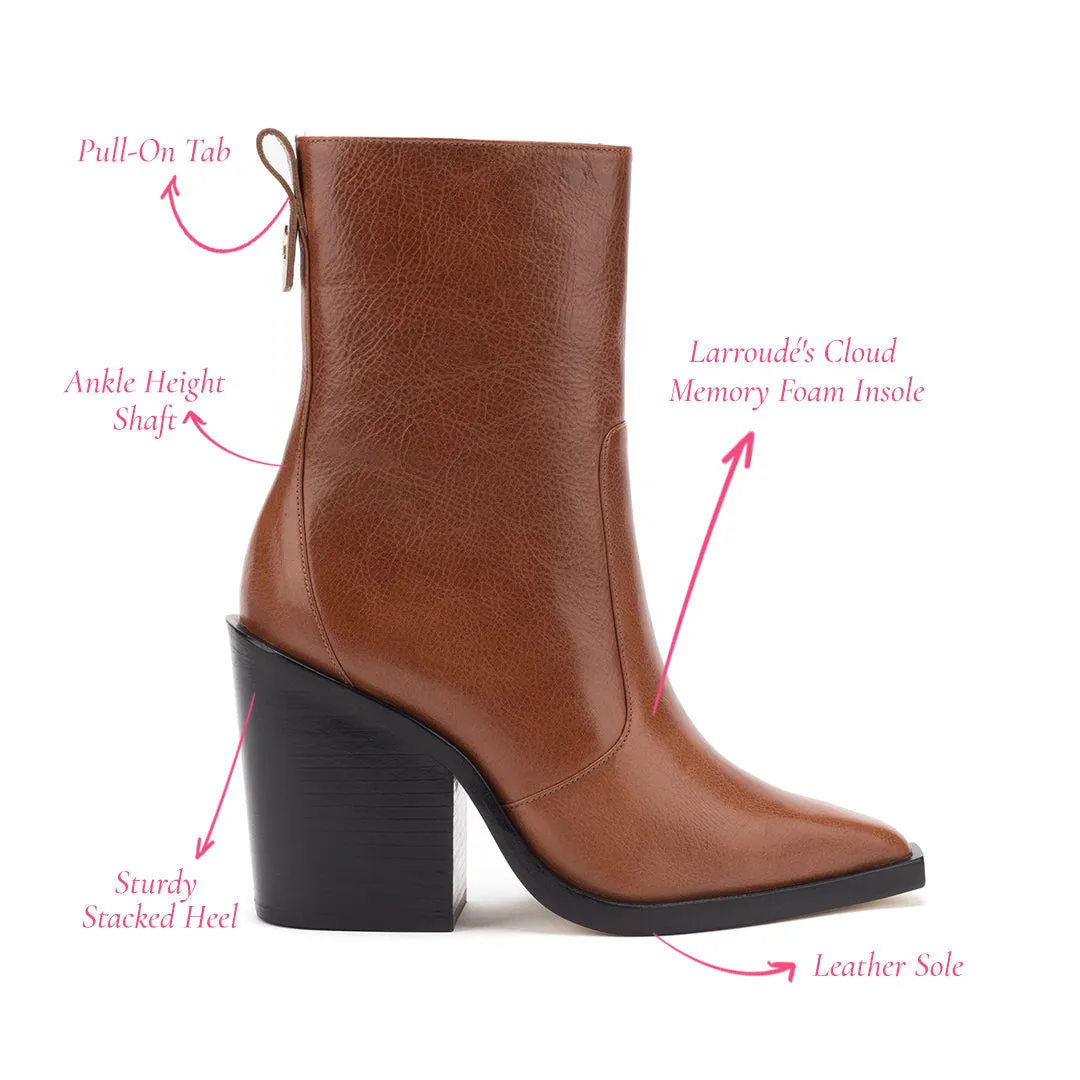 James Boot In Mocca Leather sold by Larroude product image thumbnail 5