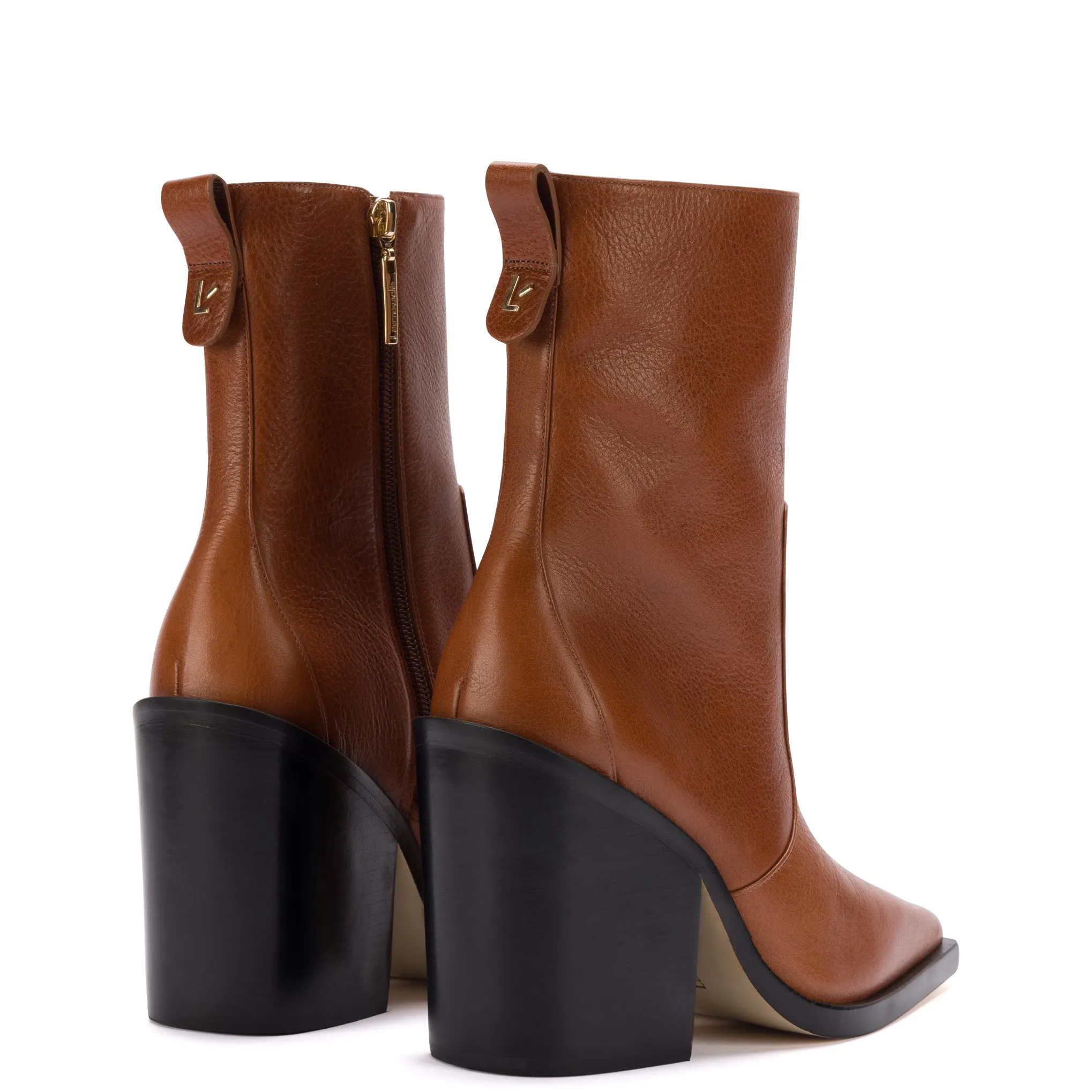 James Boot In Mocca Leather sold by Larroude product image thumbnail 3