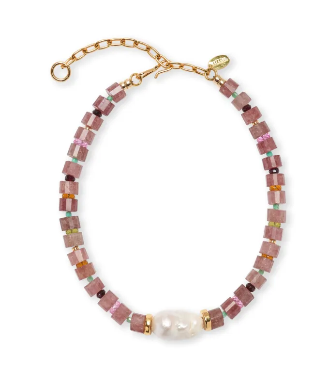 Royal Hawaiian Collar Necklace sold by Larroude