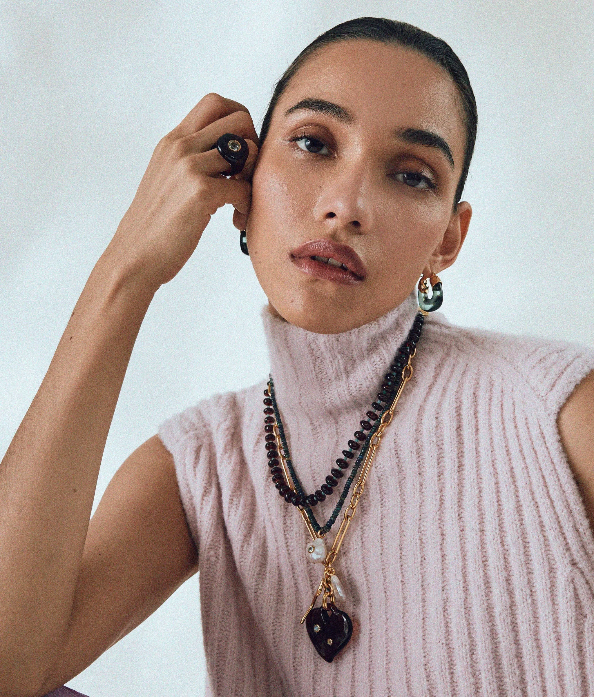 Tola Necklace in Eclipse sold by Larroude product image thumbnail 2