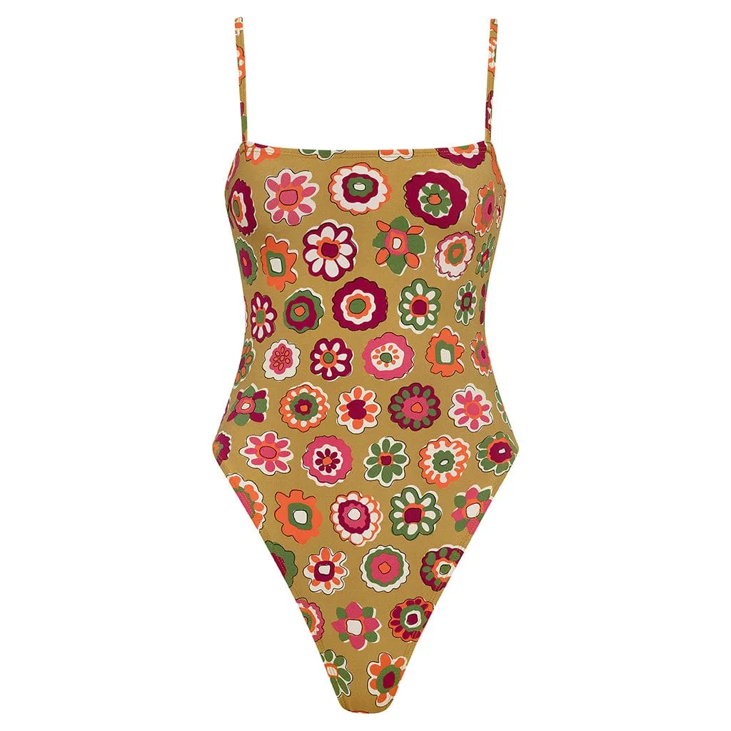Mazzy Floral Jacelyn One-Piece sold by Larroude