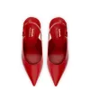 Larroudé x Altuzarra Pump In Blood Red Leather sold by Larroude