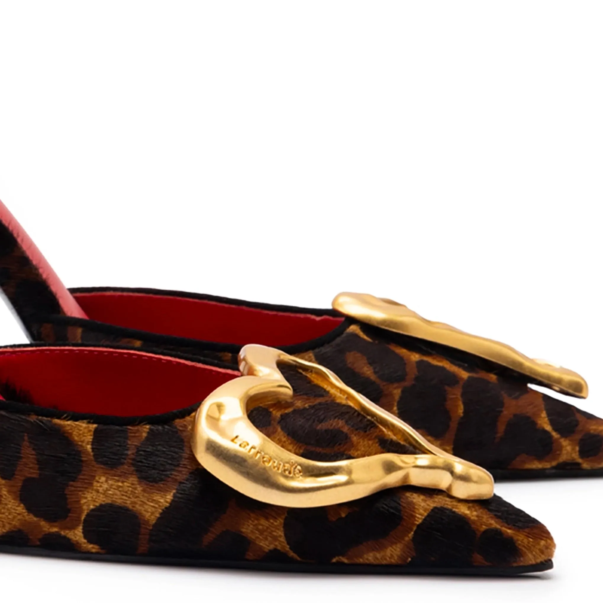 Amore Pump In Leopard Natural Haircalf sold by Larroude product image thumbnail 4