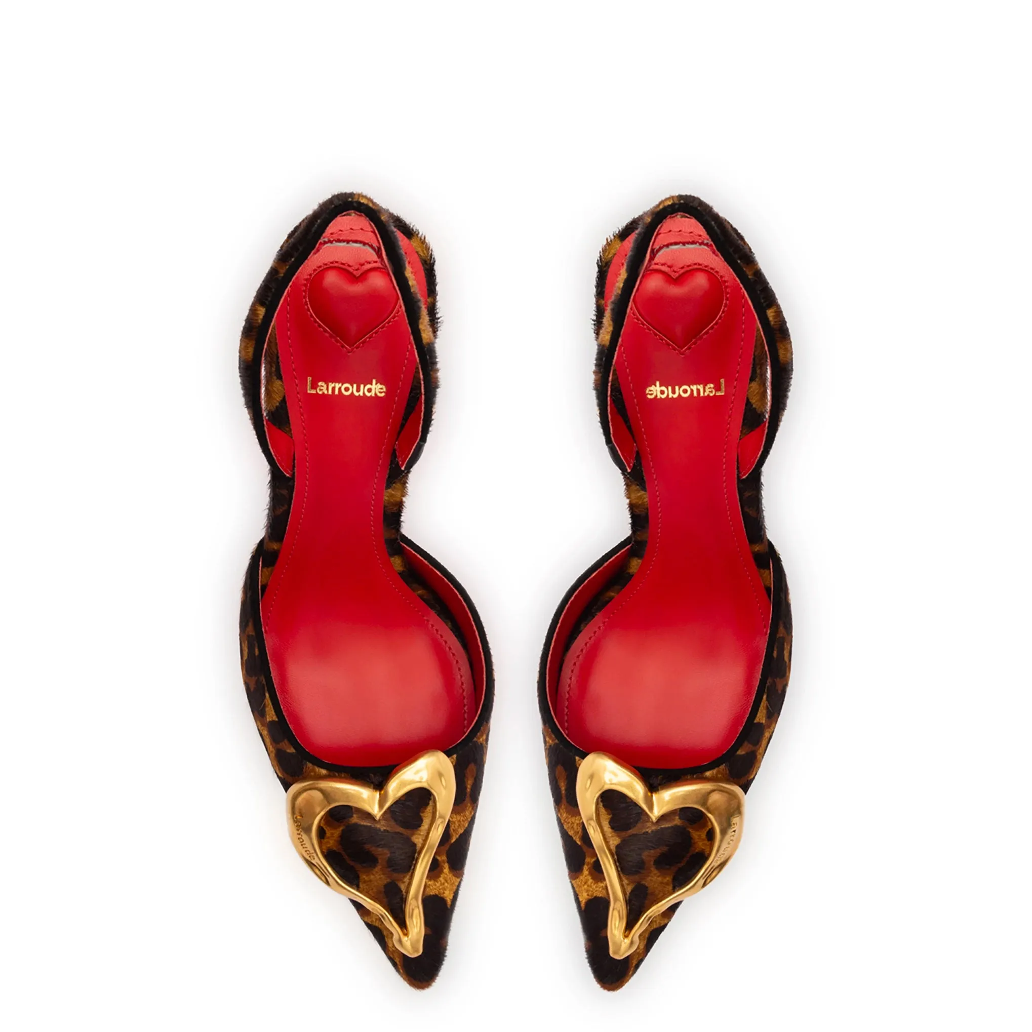 Amore Pump In Leopard Natural Haircalf sold by Larroude product image thumbnail 3