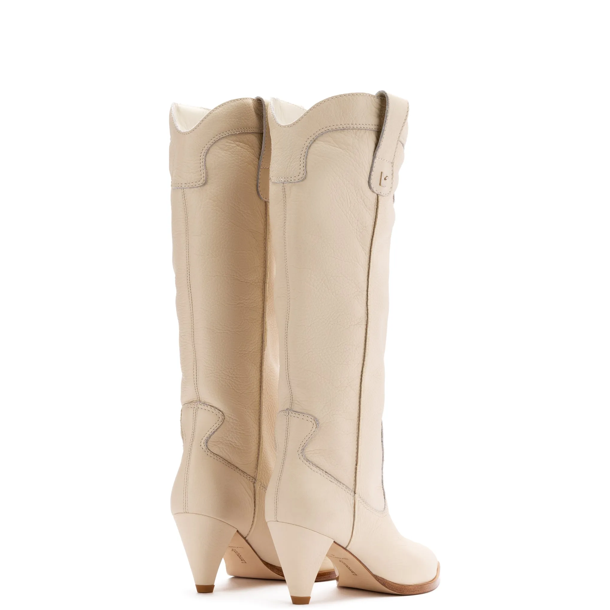Louise Boot In Ivory Floater sold by Larroude product image thumbnail 3