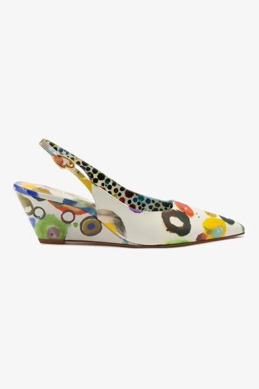 Larroudé x Libertine Loulou In JH Gouache sold by Larroude