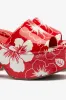 Miso Platform Sandal In Scarlet Printed Leather sold by Larroude