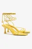 Nadia Sandal In Lemonade Leather sold by Larroude