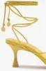 Nadia Sandal In Lemonade Leather sold by Larroude