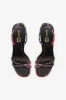 Larroudé x Jonathan Cohen Annie Sandal In Black and Rainbow Leather sold by Larroude