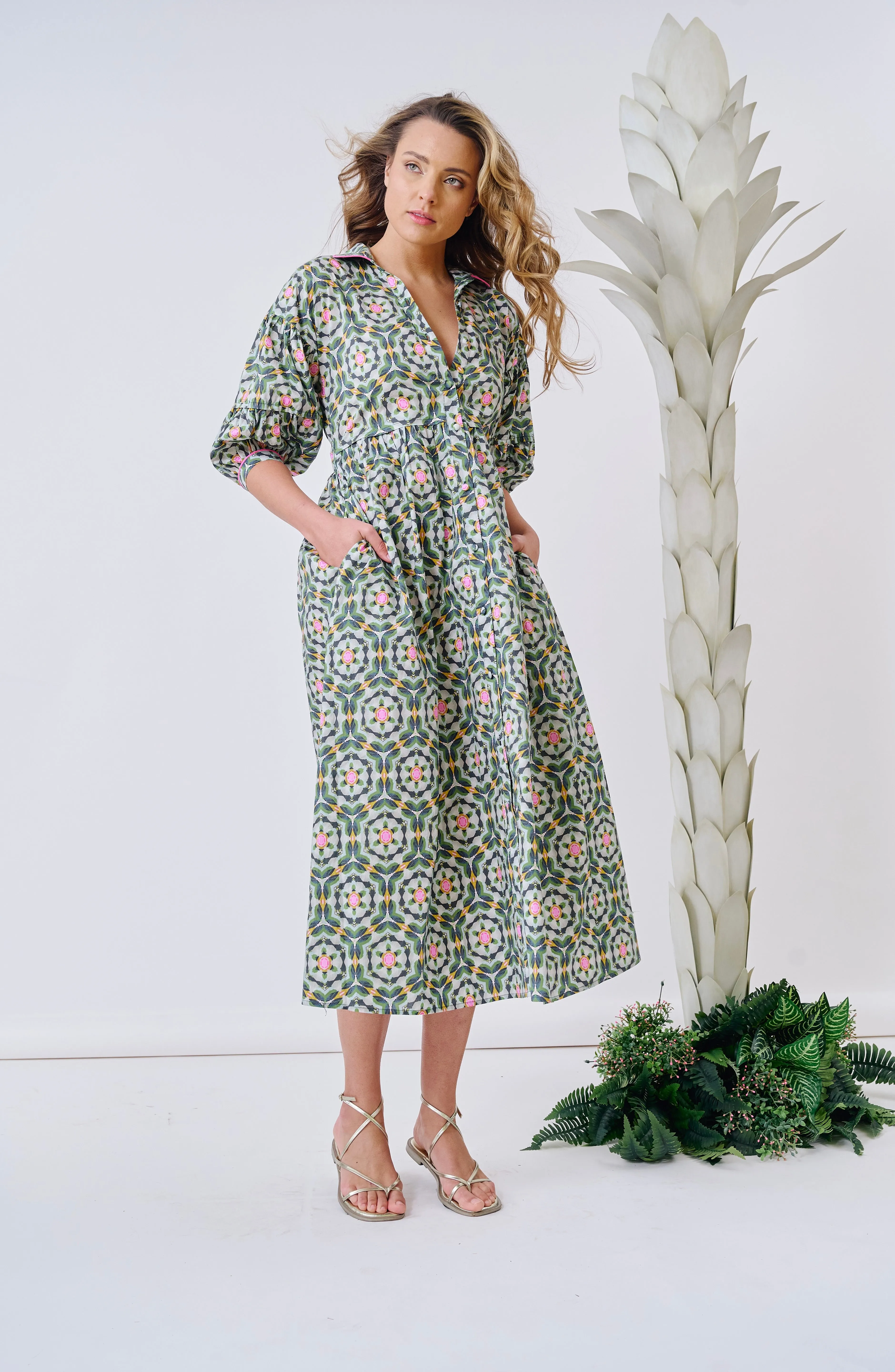 Penne Dress - Morehead Blue sold by Larroude