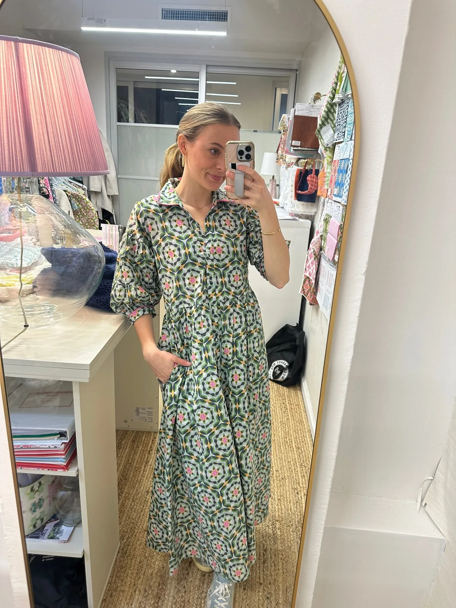 Penne Dress - Morehead Blue sold by Larroude product image thumbnail 2