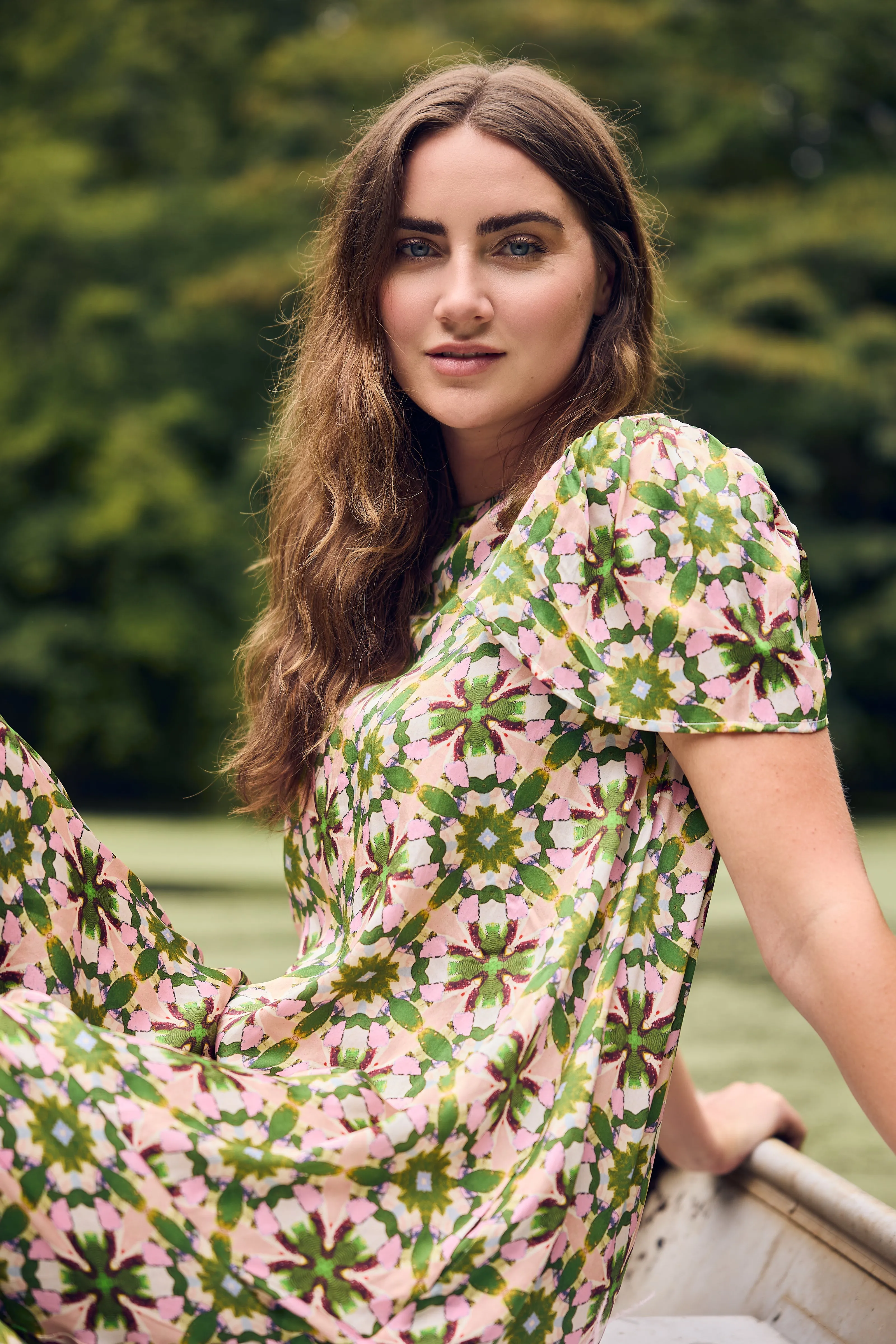 Georgia Dress - Sugarplum sold by Larroude product image thumbnail 4