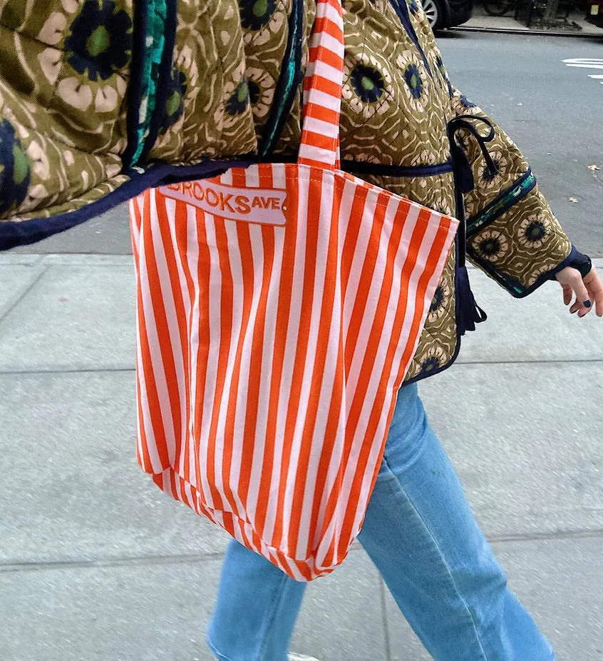 Signature Striped Tote Bag sold by Larroude product image thumbnail 3